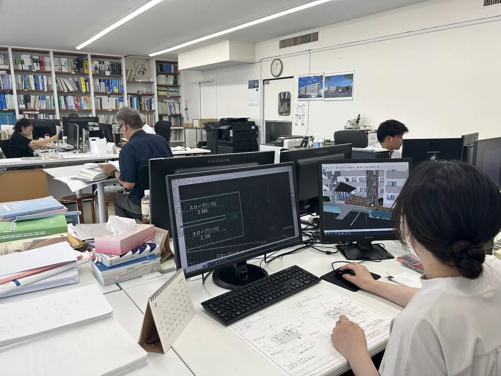 仕事風景です