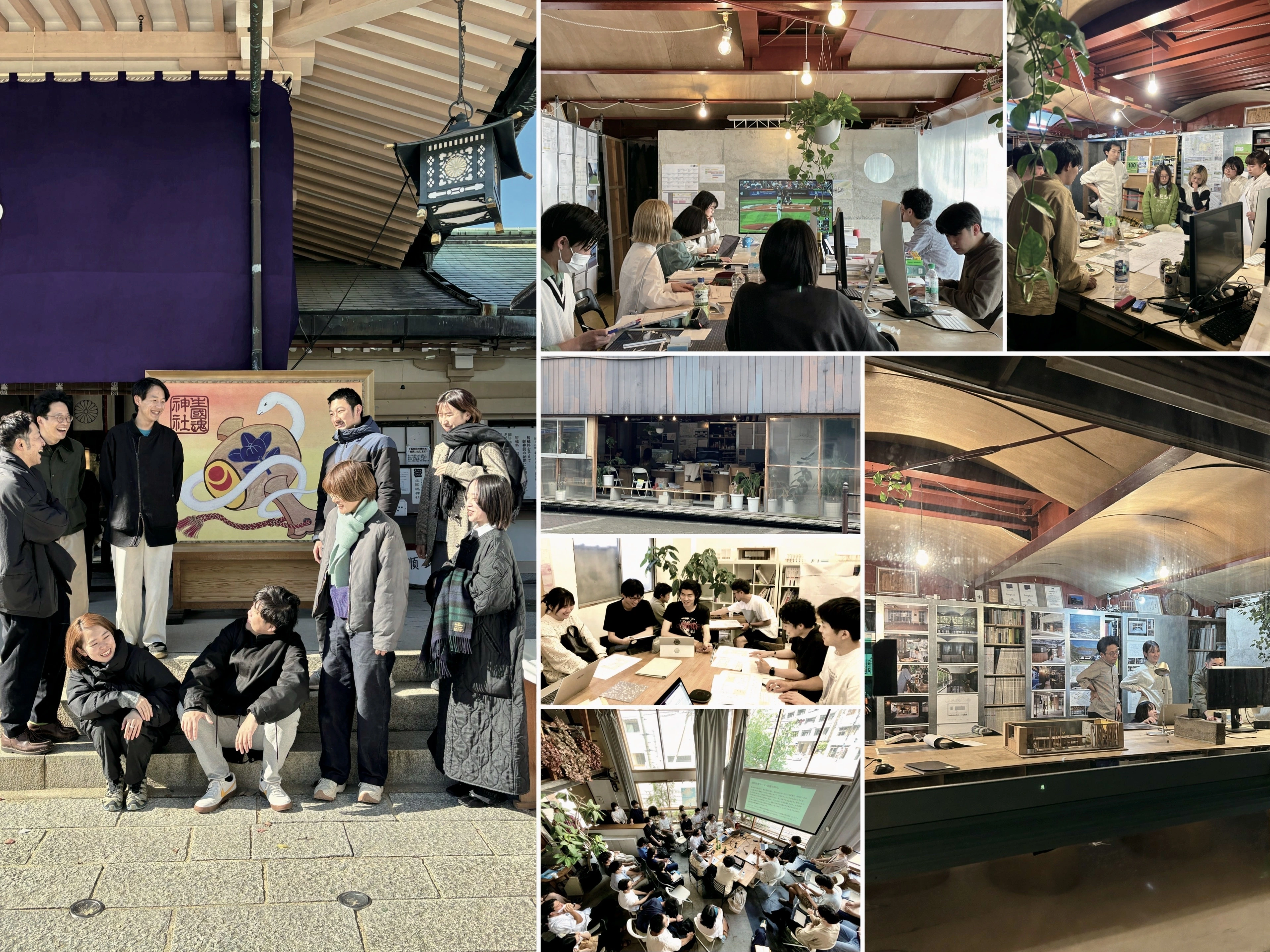 【事務所風景】20代〜40代のメンバーや学生が日々集まり、議論する風景