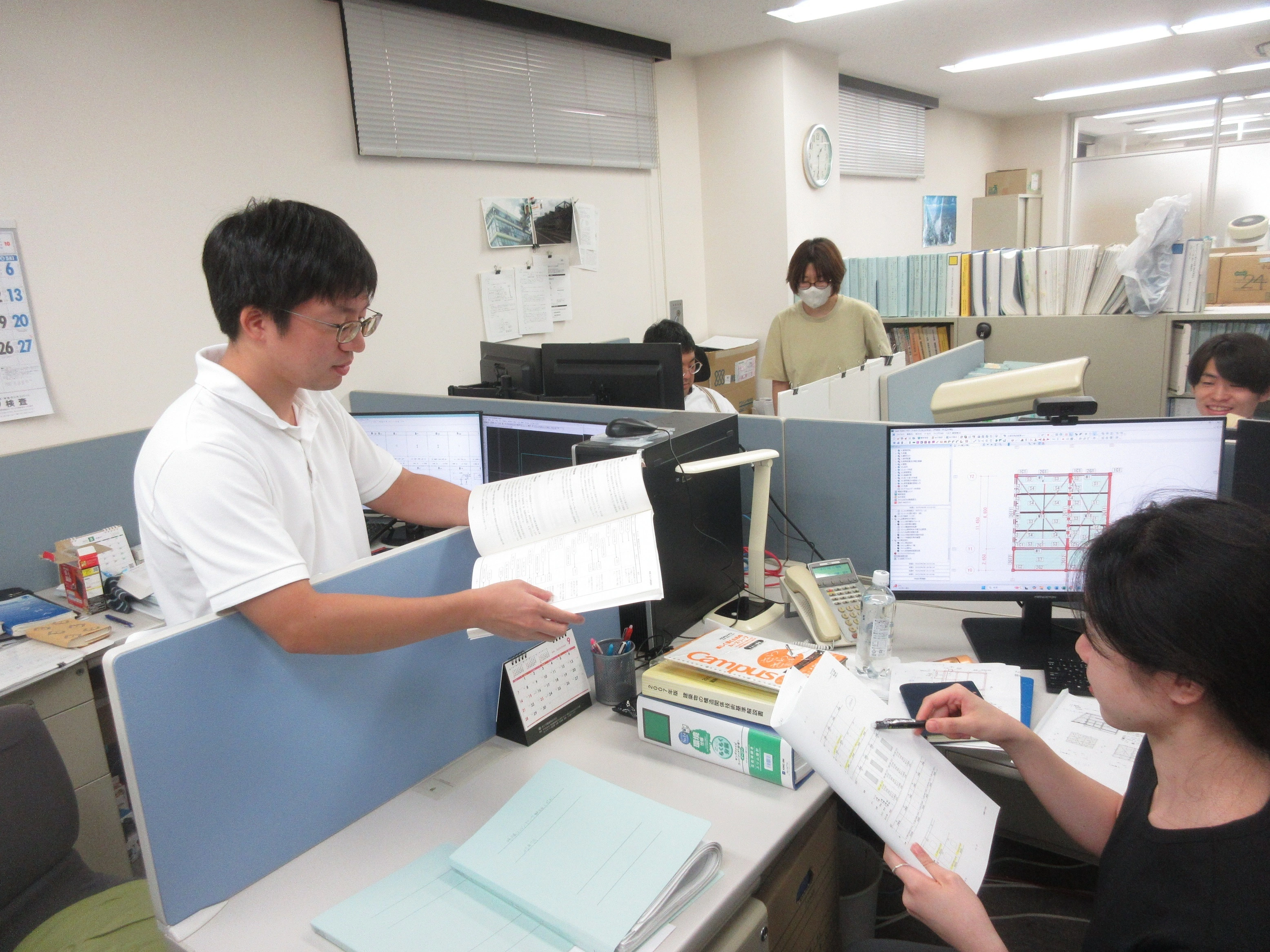 設計室の様子