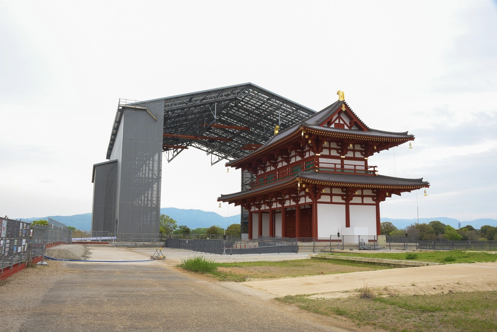 特別史跡平城宮跡第一次大極殿院大極門（2022年竣工）:（国営飛鳥歴史公園事務所）