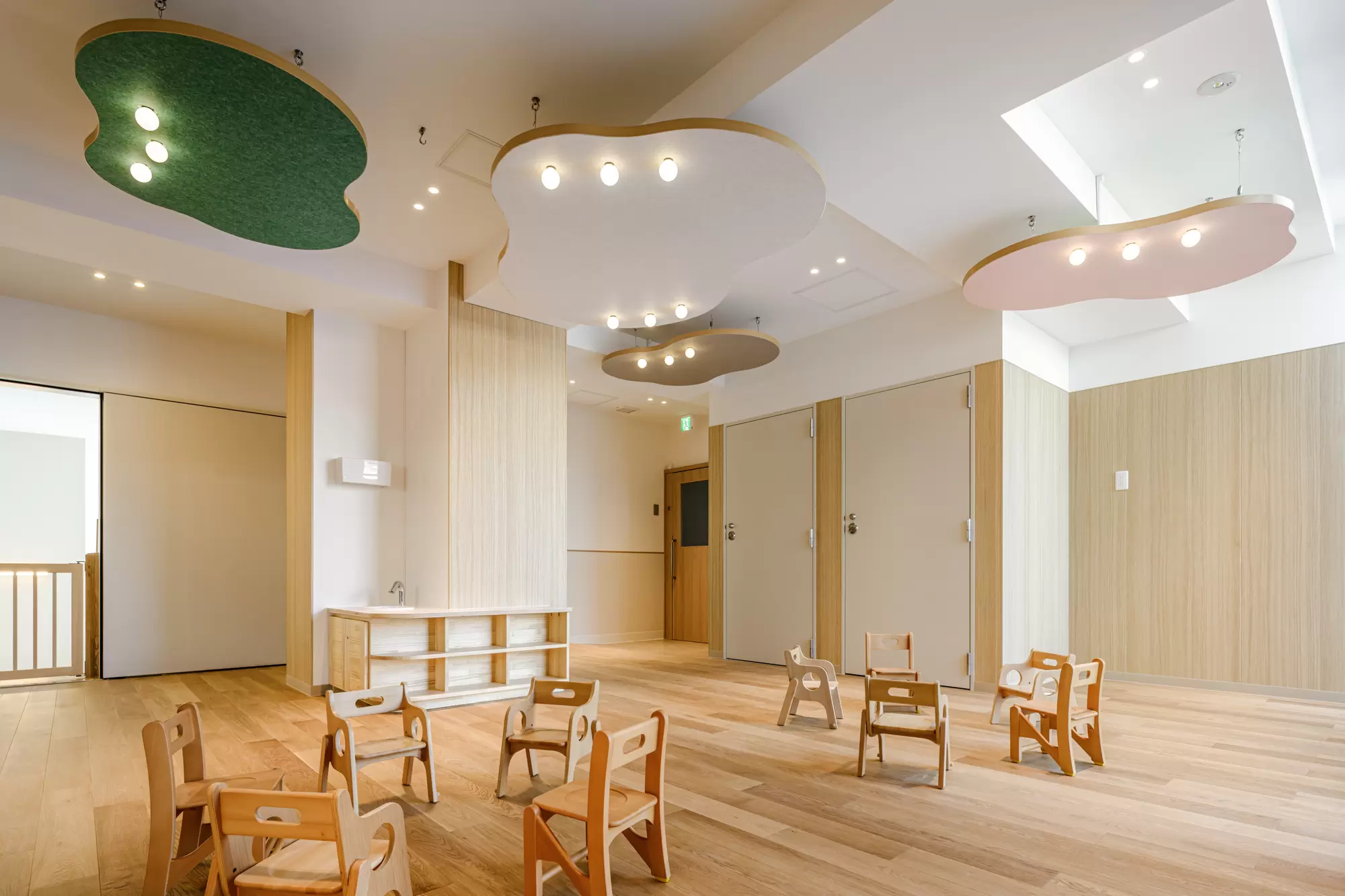 保育園の内装工事の設計事例