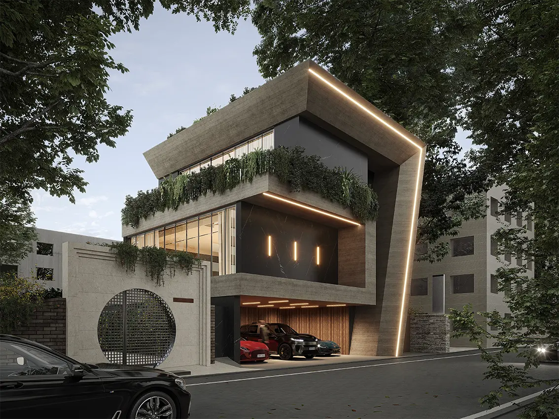 ・南平台スーパー戸建て(設計進行中)_外観イメージ②