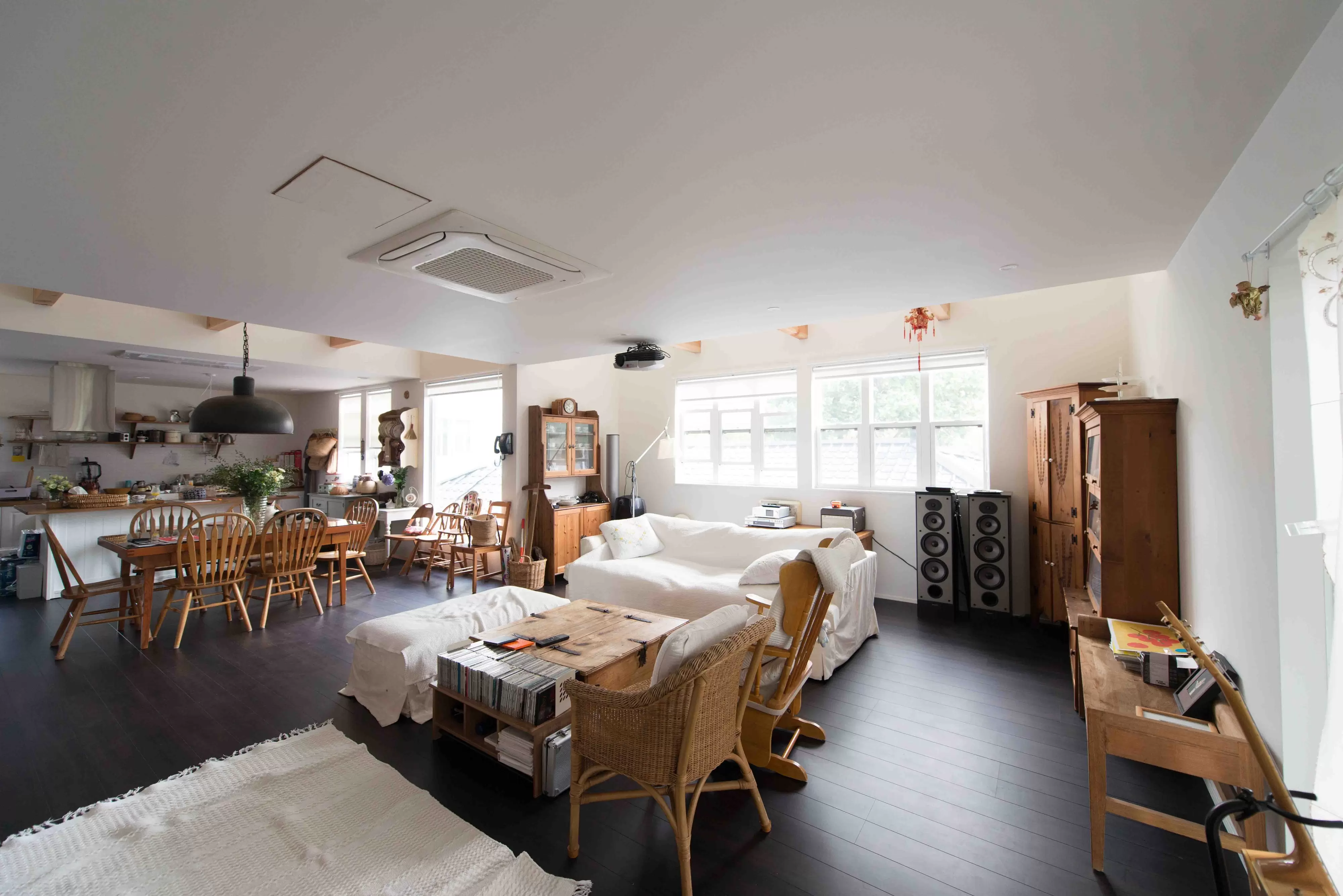 韓国の在来木造注文住宅。アンティーク趣味のいいクライアント。