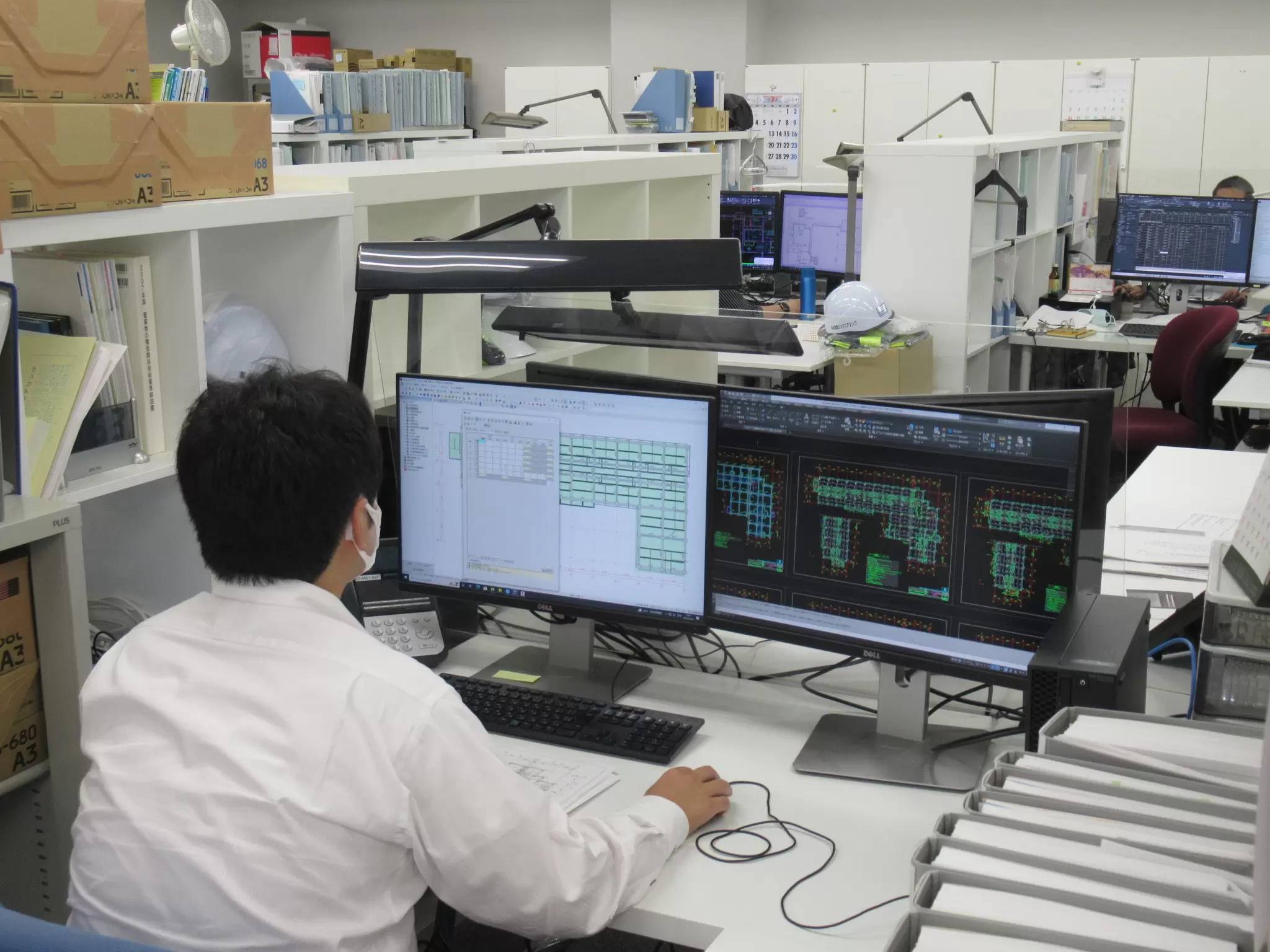 構造設計業務の一コマです。