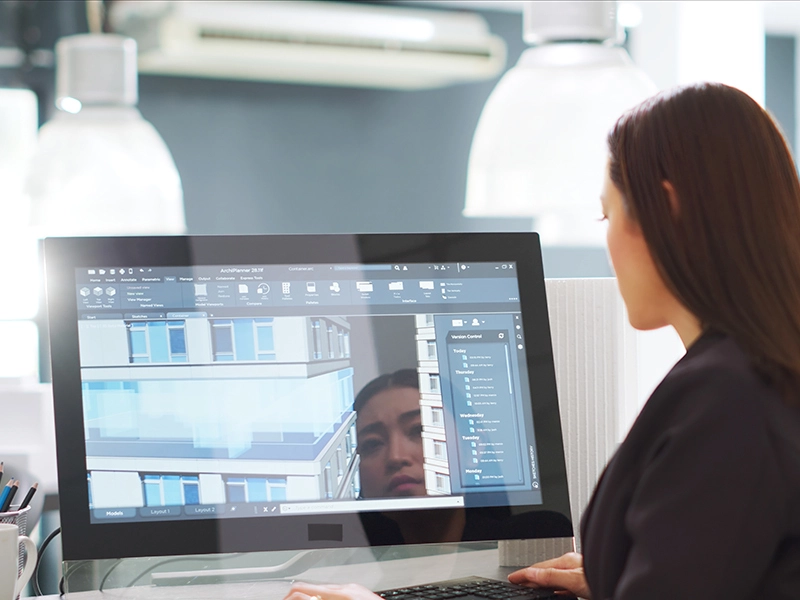 明るいオフィスです