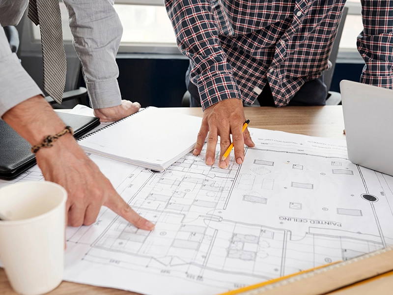 施工管理技士と図面確認