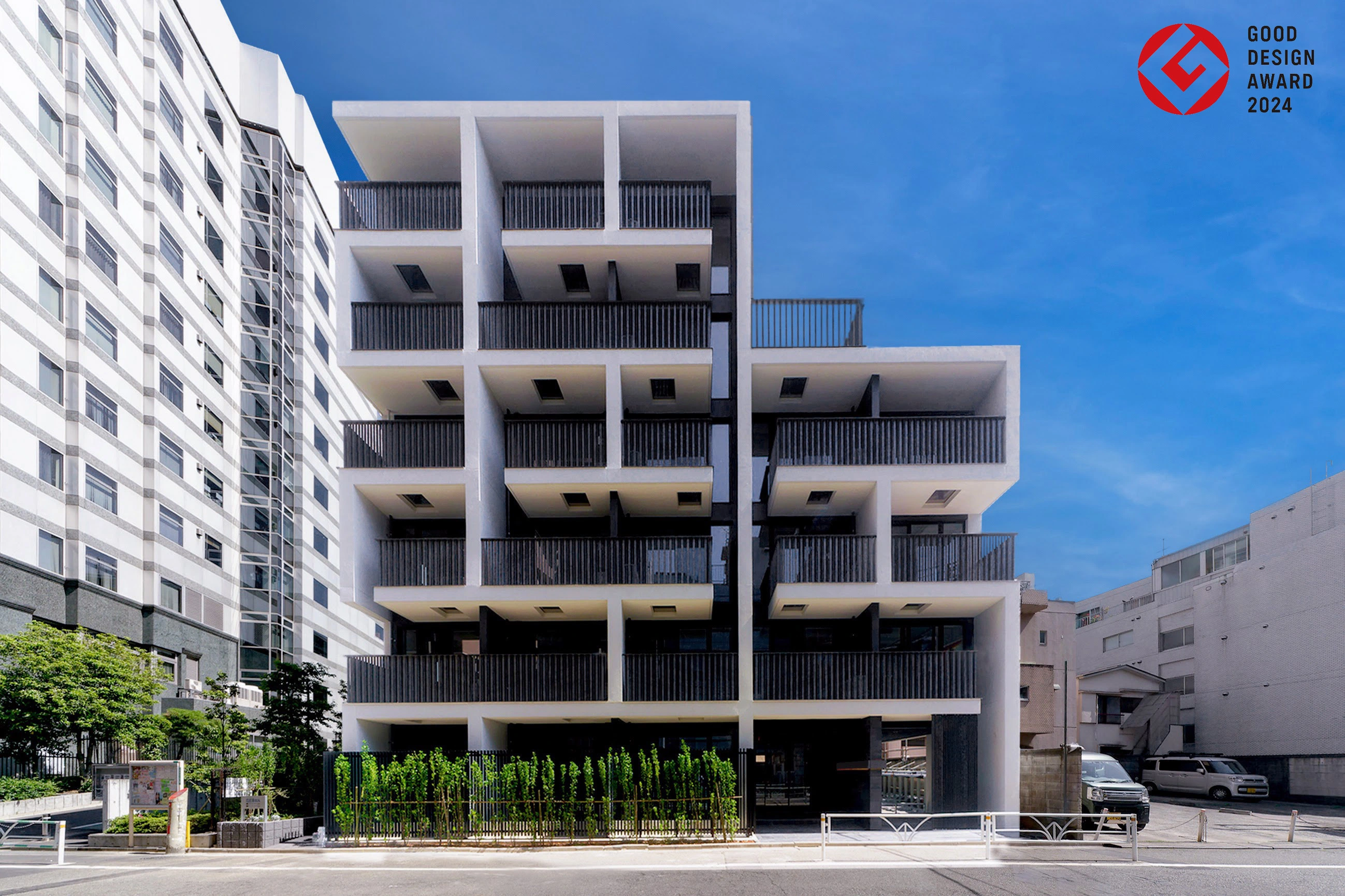 渋谷区内の集合住宅で2024年グッドデザイン賞を受賞しました