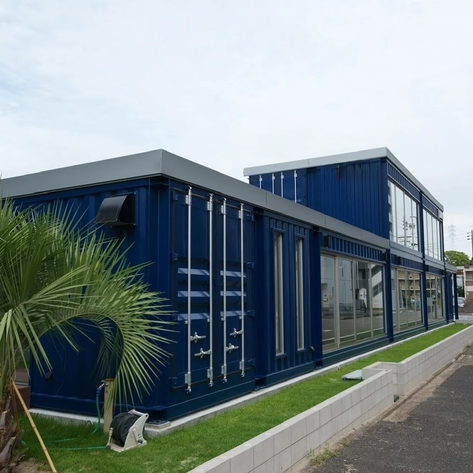 コンテナを利用したオフィスビル