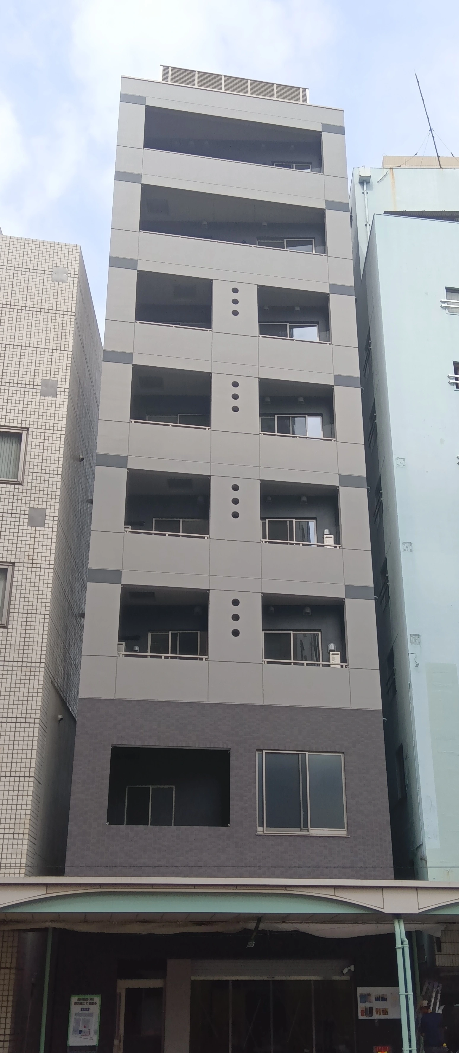 民間建物の構造設計実績　計画段階から監理まで関わっています。