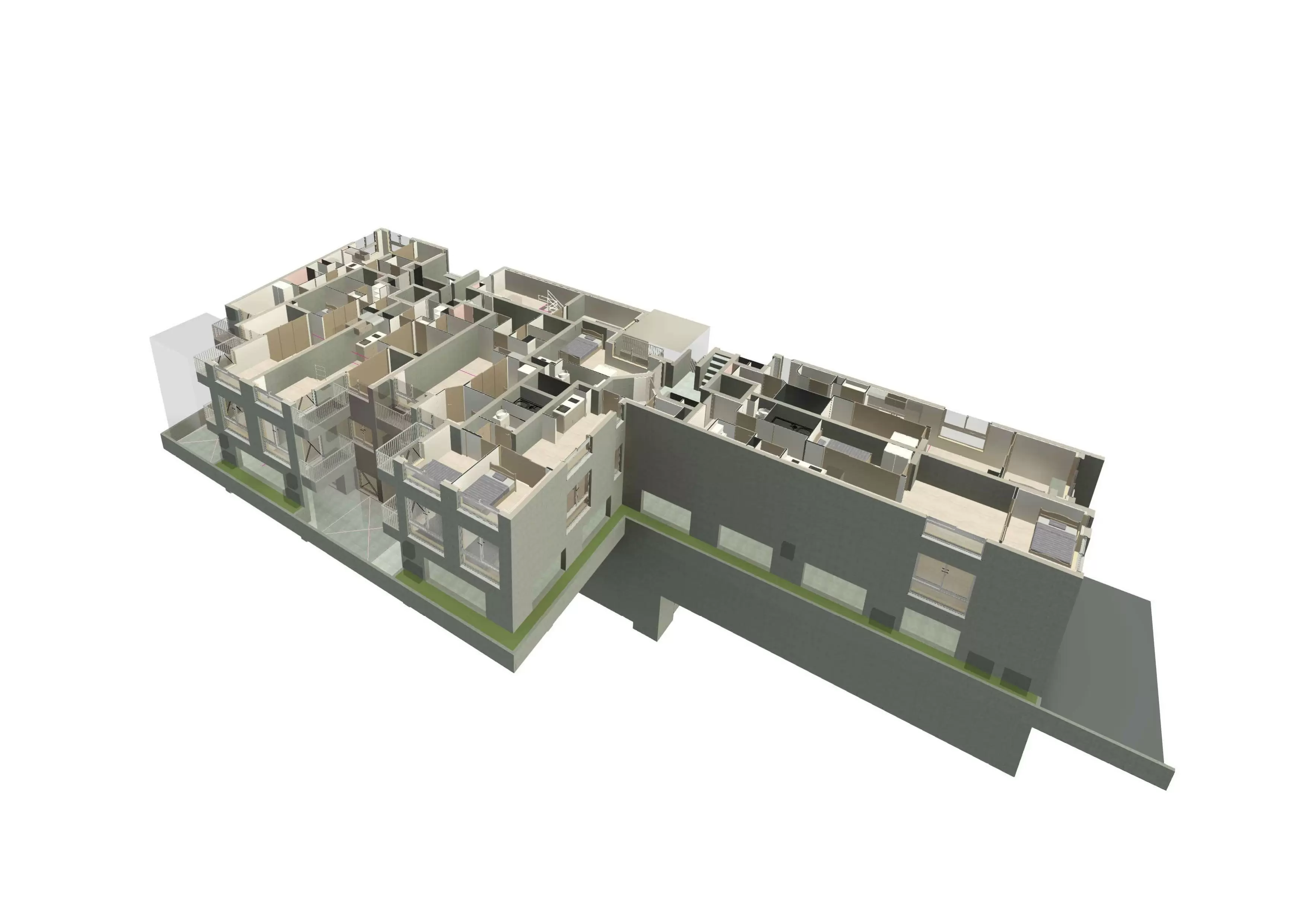 目黒区集合住宅BIMモデル