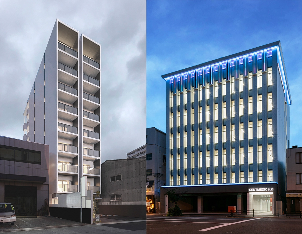 高層マンション、メディカルビル